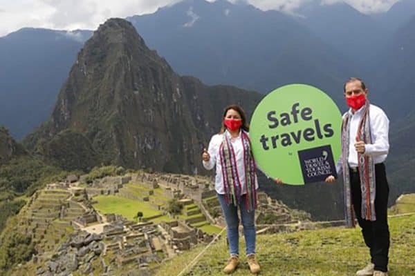 Sello SafeTravels Machu Picchu